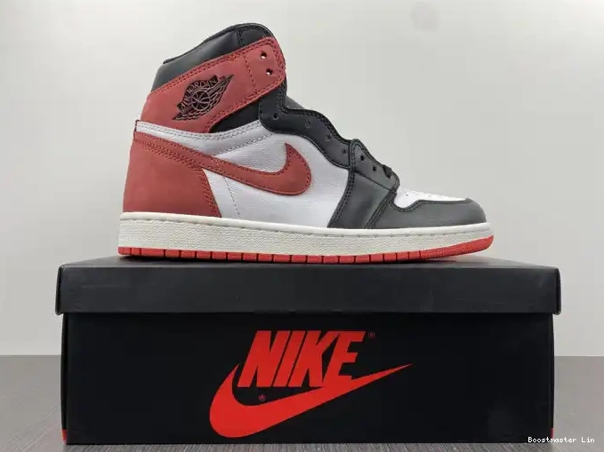 Bmlin 'Track Red' Jordan Retro Air 555088-112 1 OG High 0528